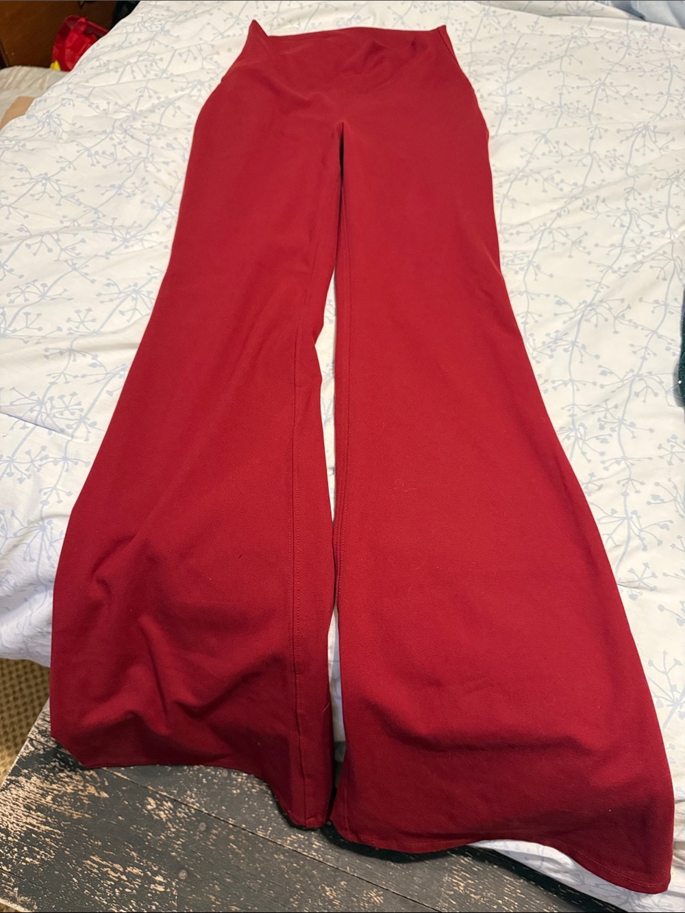 wild fable Bold Red Wide-Leg Pants Butter Bliss